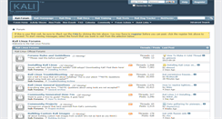 Desktop Screenshot of forums.kali.org
